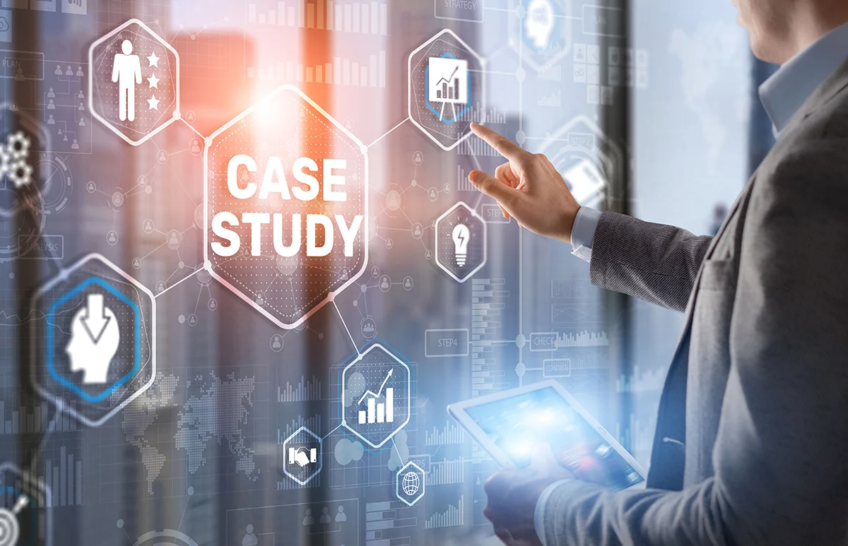 Case studies across operations, finance, marketing, and talent
