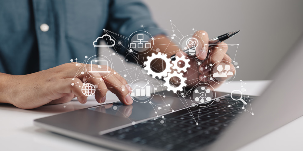 Automating repetitive tasks with connected workflows and AI